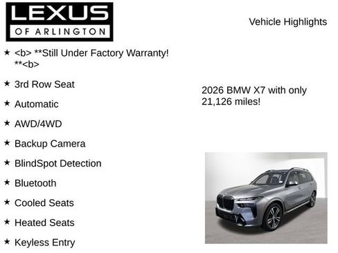 Used 2026 BMW X7 xDrive40i AWD/4WD image 8