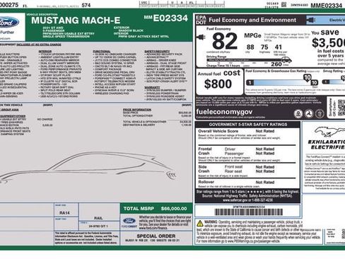 Used 2021 Ford Mustang Mach-E GT w/ GT Performance Edition image 2