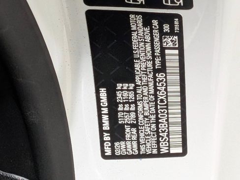 New 2026 BMW M4 xDrive Competition w/ Executive Package AWD/4WD image 32