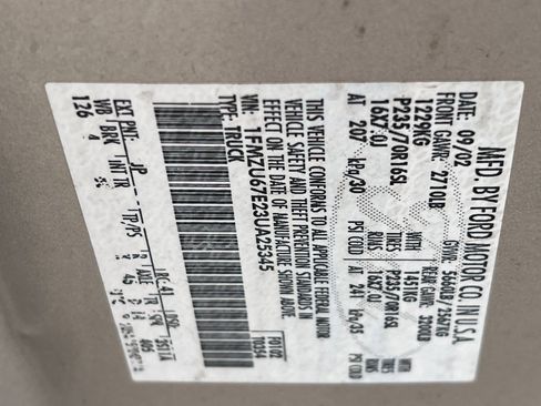 Used 2003 Ford Explorer Sport Trac XLT image 21