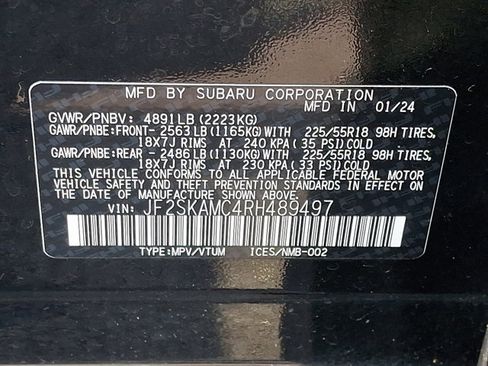 Certified 2024 Subaru Forester Touring AWD/4WD image 29