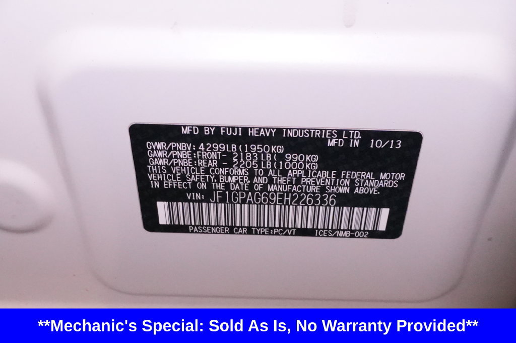 Used 2014 Subaru Impreza 2.0i Limited AWD/4WD image 34