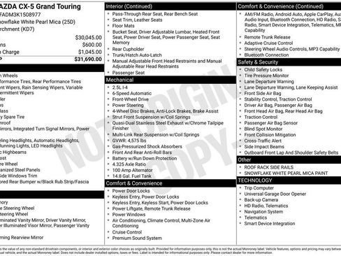 Used 2019 MAZDA CX-5 Grand Touring image 5