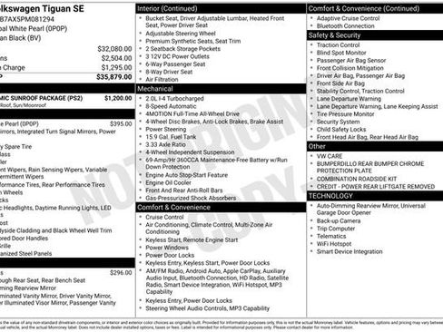 Certified 2023 Volkswagen Tiguan SE w/ Panoramic Sunroof Package AWD/4WD image 40