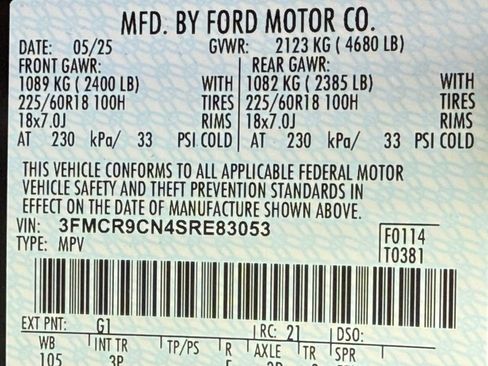 Used 2025 Ford Bronco Sport Outer Banks w/ Outer Banks Tech Package+ image 44