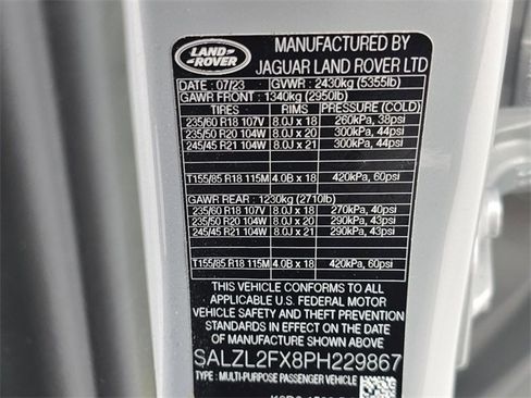 Used 2023 Land Rover Range Rover Evoque R-Dynamic SE image 36