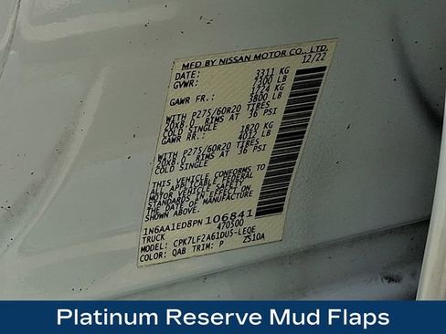 Used 2023 Nissan Titan Platinum Reserve w/ Moonroof Package AWD/4WD image 31
