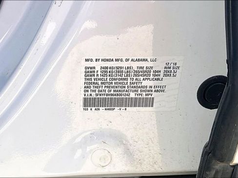 Used 2019 Honda Passport Touring image 16