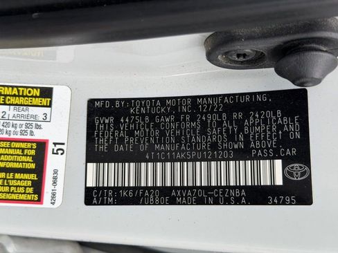 Used 2023 Toyota Camry LE FWD image 24