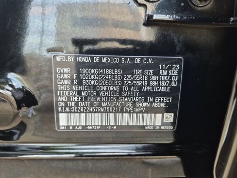 Certified 2024 Honda HR-V Sport image 34