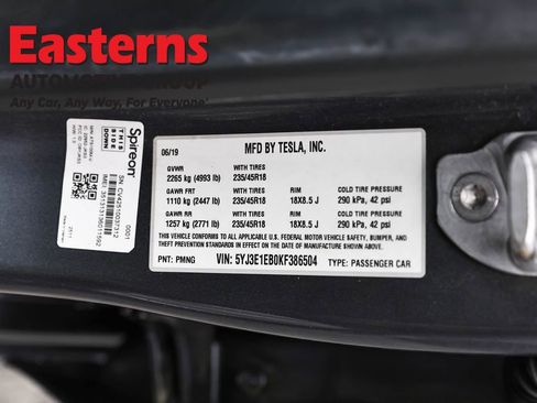 Used 2019 Tesla Model 3 Long Range image 31