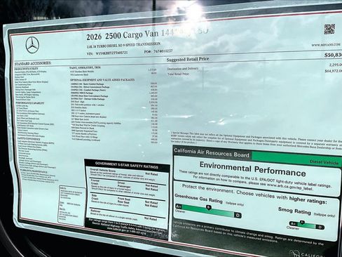 New 2026 Mercedes-Benz Sprinter 2500 image 17