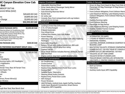 Used 2023 GMC Canyon Elevation w/ Convenience Package image 3