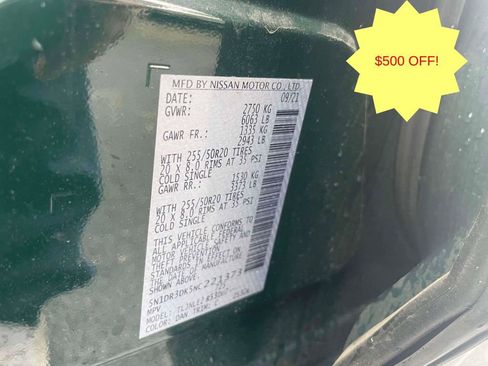 Used 2022 Nissan Pathfinder Platinum w/ Cargo Package AWD/4WD image 19
