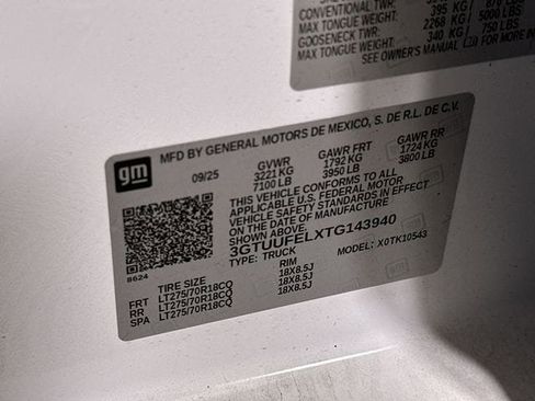 New 2026 GMC Sierra 1500 AT4X AWD/4WD image 35