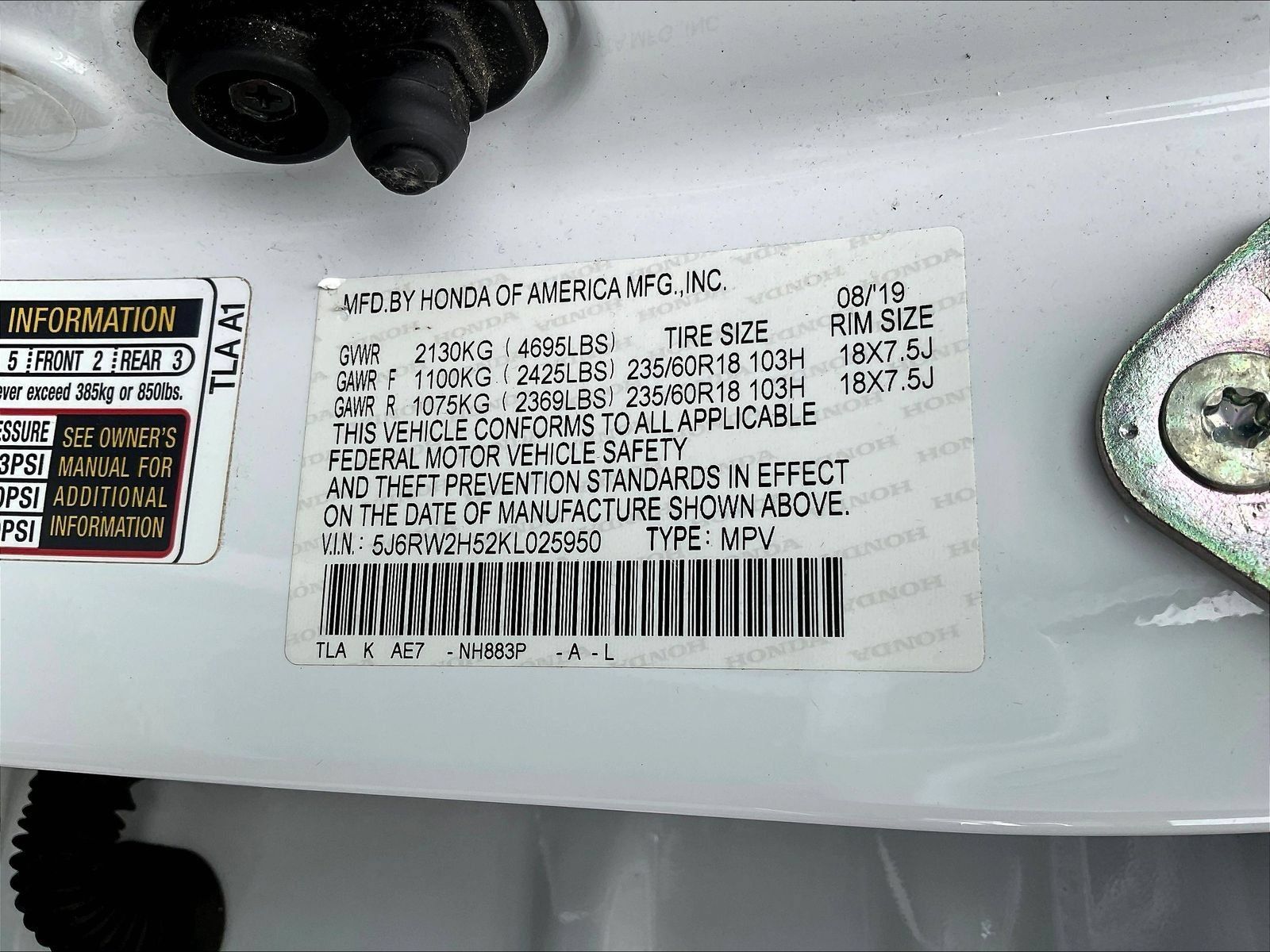 Used 2019 Honda CR-V EX image 6