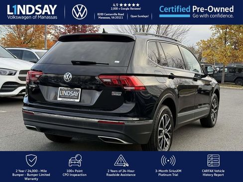 Used 2021 Volkswagen Tiguan SE w/ Panoramic Sunroof Package image 3