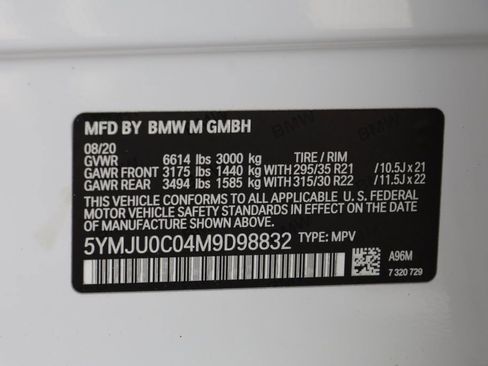 Used 2021 BMW X5 M w/ Competition Package AWD/4WD image 31