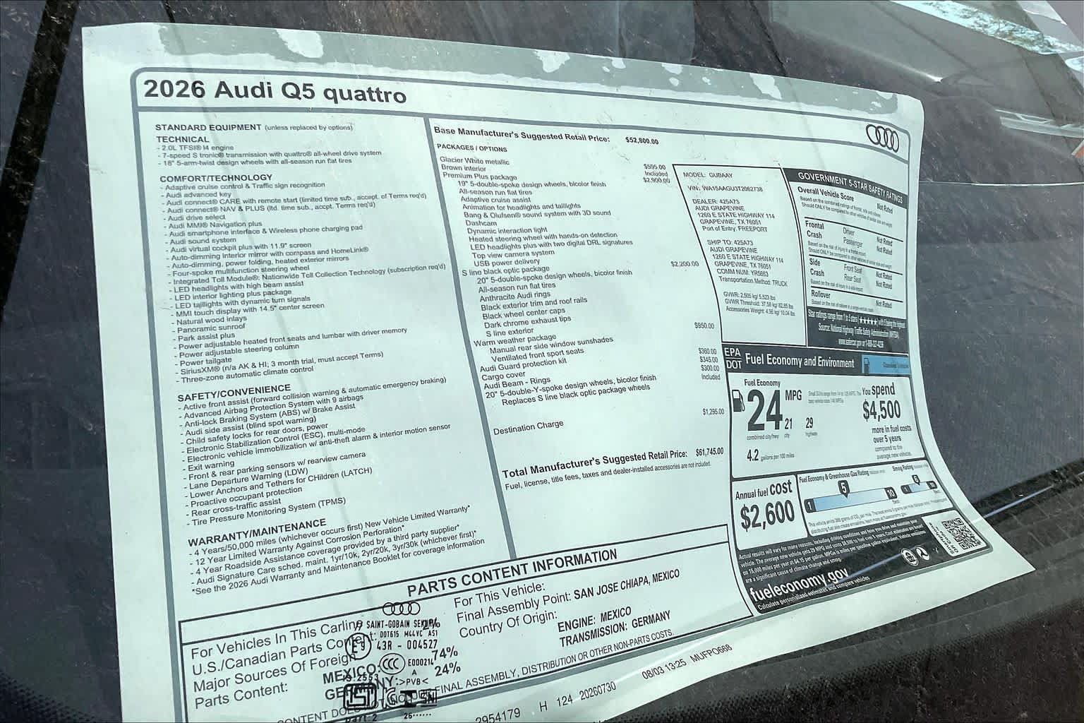 New 2026 Audi Q5 Premium w/ Premium Plus AWD/4WD image 19