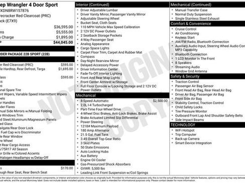 Used 2024 Jeep Wrangler Unlimited Sport AWD/4WD image 3