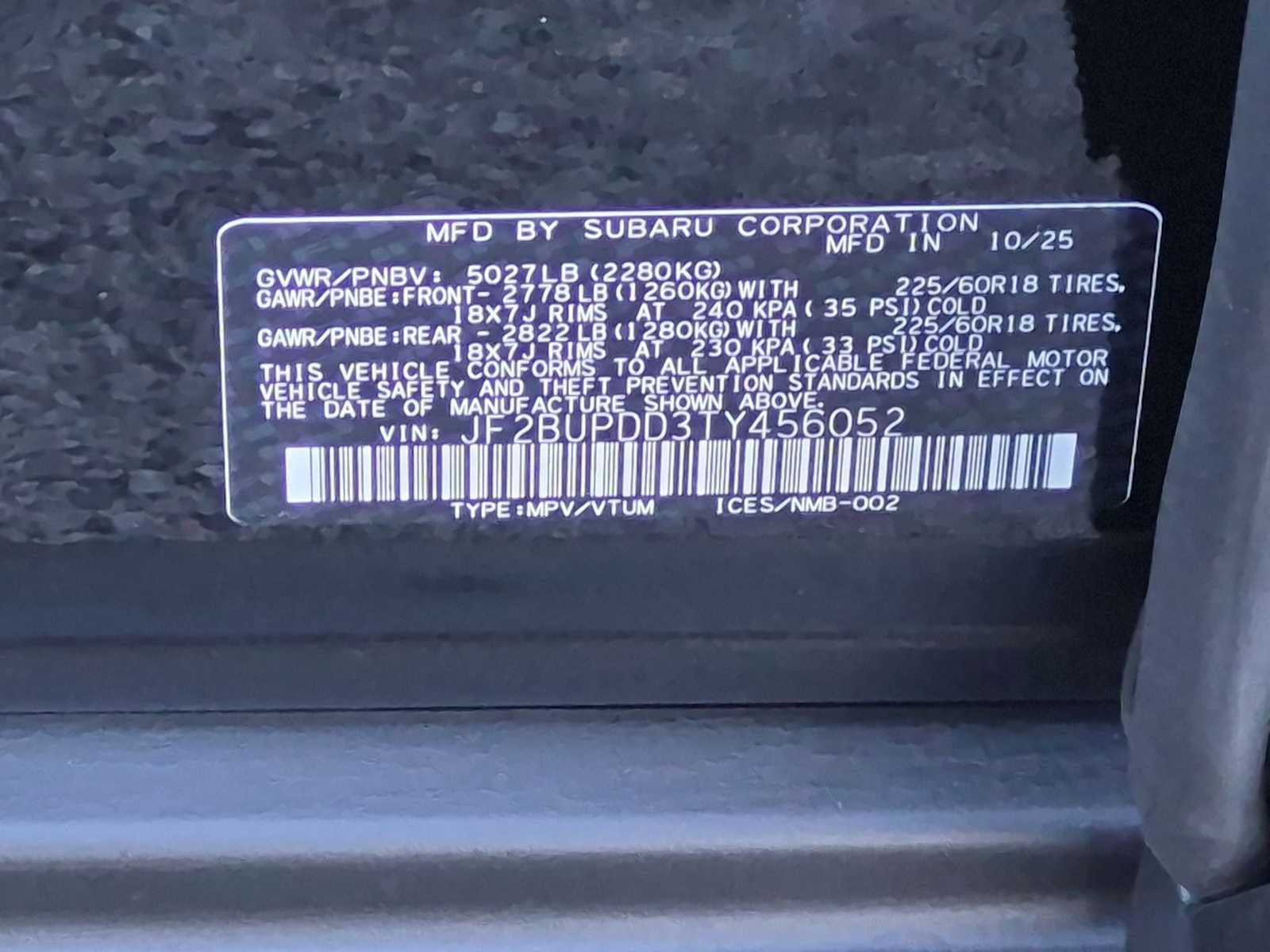 Used 2026 Subaru Outback Limited AWD/4WD image 35