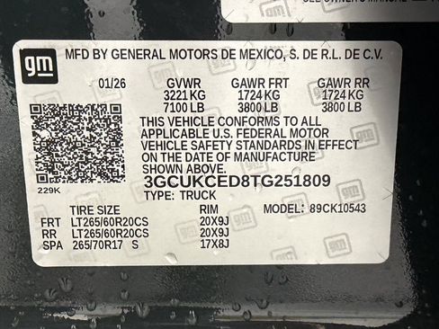 New 2026 Chevrolet Silverado 1500 Custom Trail Boss image 22