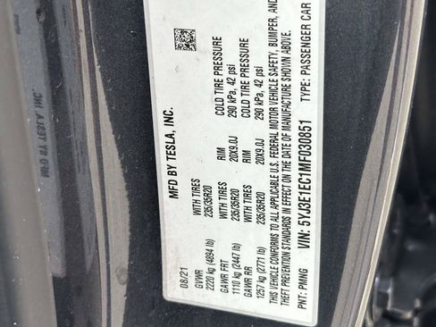 Used 2021 Tesla Model 3 Performance AWD/4WD image 17