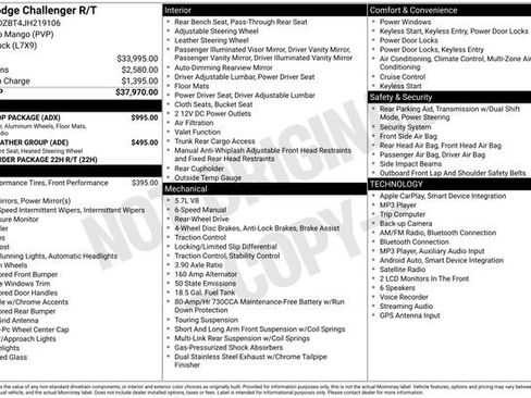 Used 2018 Dodge Challenger R/T w/ Blacktop Package RWD image 1