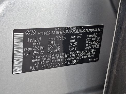 Certified 2023 Hyundai Santa Fe Limited AWD/4WD image 30