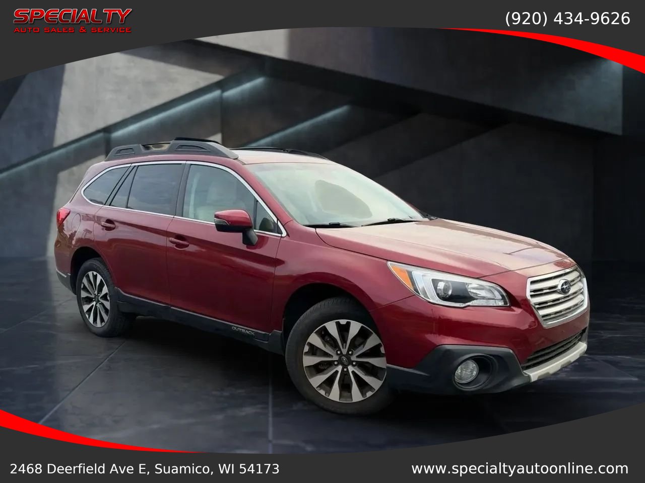 Used 2017 Subaru Outback 2.5i Limited AWD/4WD image 2