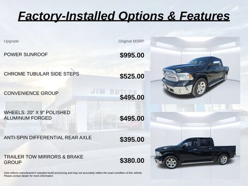Used 2016 RAM 1500 Laramie Longhorn w/ Convenience Group RWD image 2
