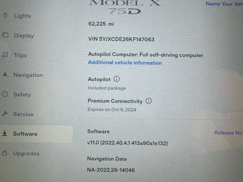 Used 2019 Tesla Model X 75D AWD/4WD image 4