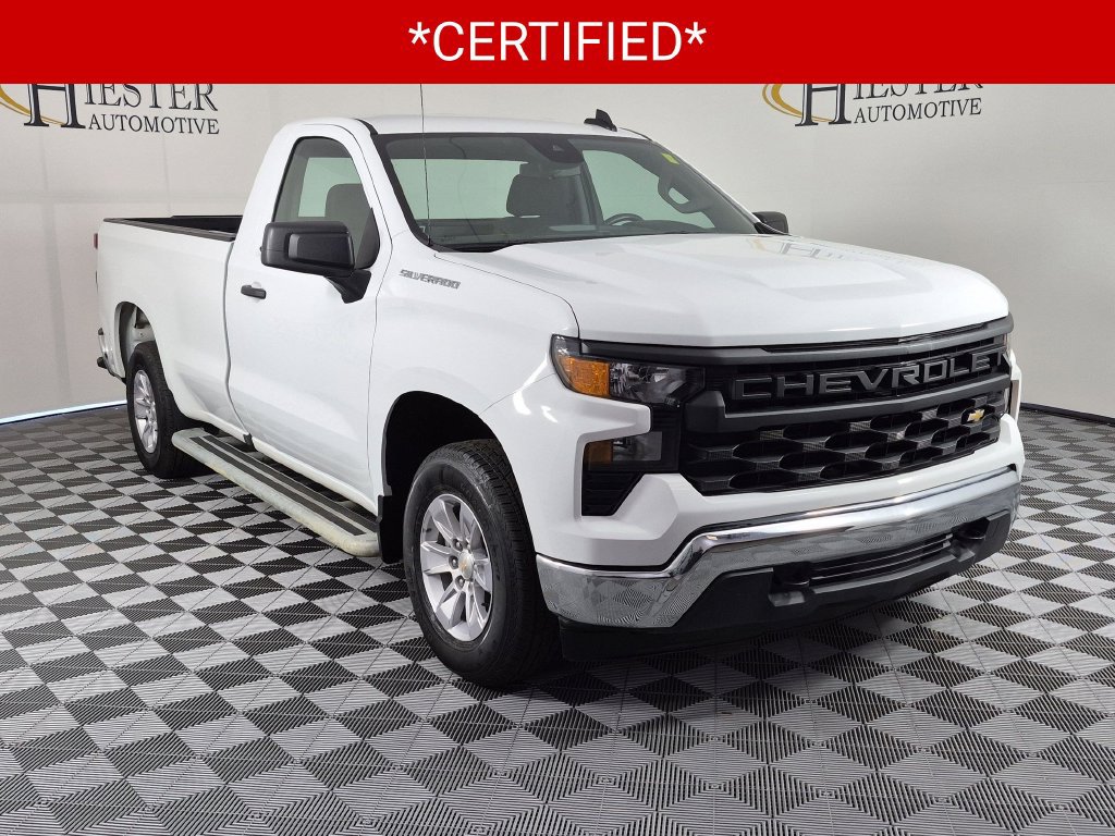 Certified 2025 Chevrolet Silverado 1500 W/T RWD image 2