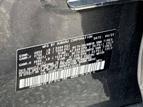 Used 2022 Subaru Outback Limited AWD/4WD image 25