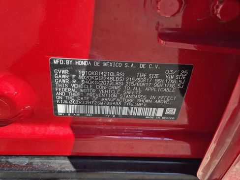 Certified 2025 Honda HR-V EX-L image 16