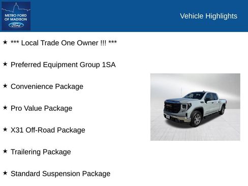 Used 2024 GMC Sierra 1500 Pro w/ Pro Value Package AWD/4WD image 2