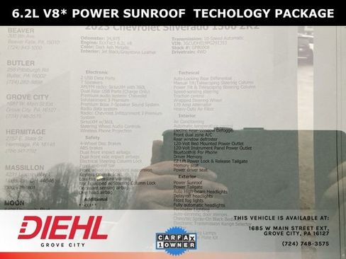 Used 2023 Chevrolet Silverado 1500 ZR2 w/ Technology Package image 16