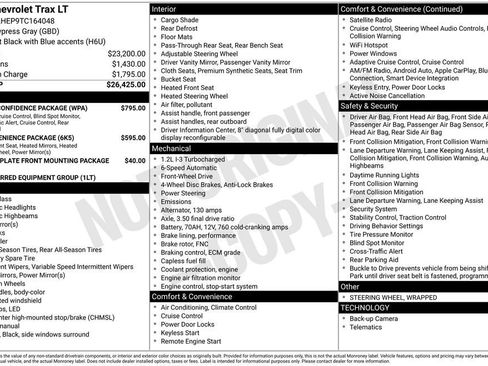 New 2026 Chevrolet Trax LT w/ Driver Confidence Package FWD image 25