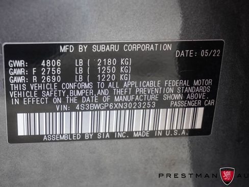 Used 2022 Subaru Legacy Touring XT image 19