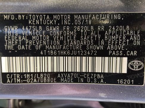 Used 2018 Toyota Camry XSE FWD image 33