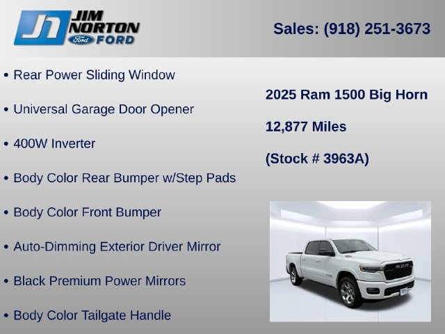 Used 2025 RAM 1500 Big Horn AWD/4WD image 45