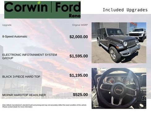 Used 2018 Jeep Wrangler Unlimited Sahara AWD/4WD image 3