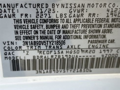 New 2026 Nissan Sentra SR image 18