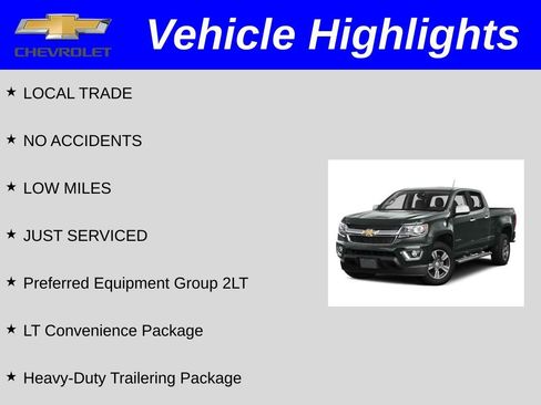 Used 2017 Chevrolet Colorado LT w/ LT Convenience Package image 2