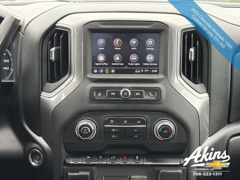 Certified 2023 Chevrolet Silverado 1500 Custom w/ LPO, Dark Essentials Package AWD/4WD image 22