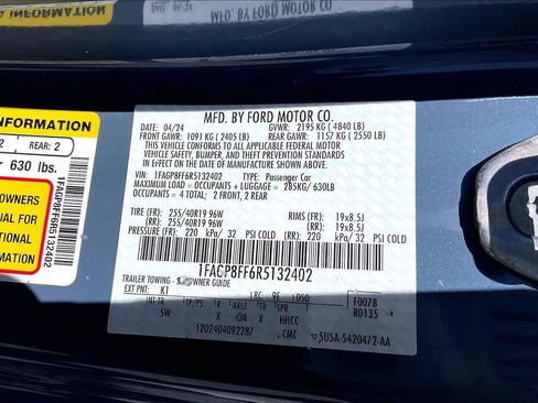 Used 2024 Ford Mustang GT Premium RWD image 19
