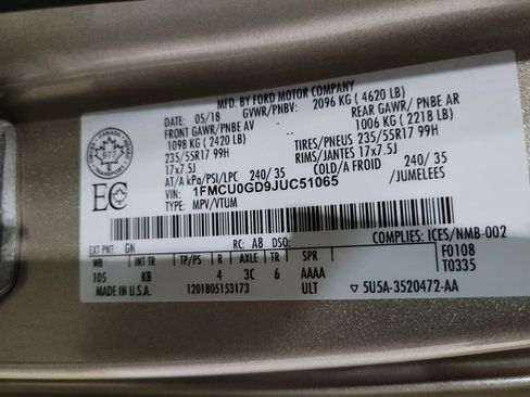 Used 2018 Ford Escape SE image 46