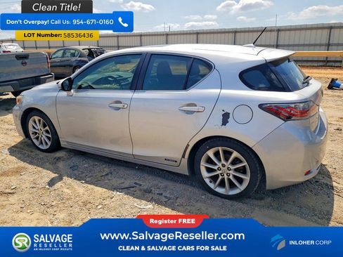 Used 2012 Lexus CT 200h Premium w/ Premium Audio Pkg FWD image 3