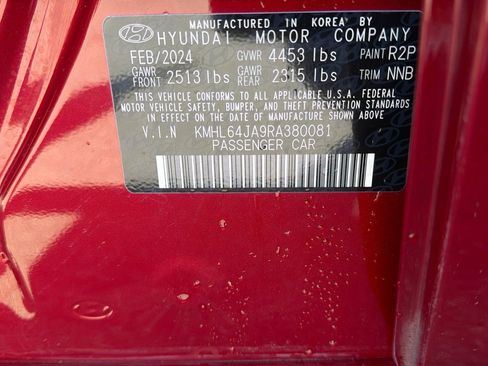 Certified 2024 Hyundai Sonata SEL FWD image 29