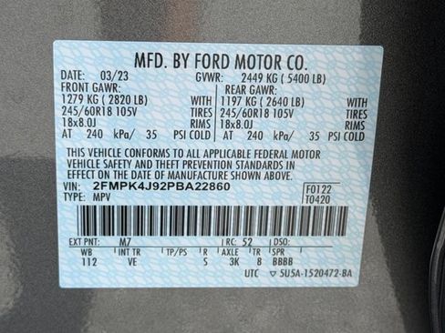 Used 2023 Ford Edge SEL w/ Convenience Package AWD/4WD image 22
